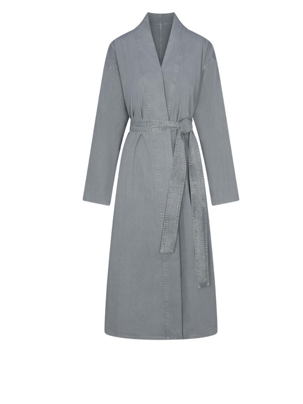 Skims Woven Lounge Long Robe Small